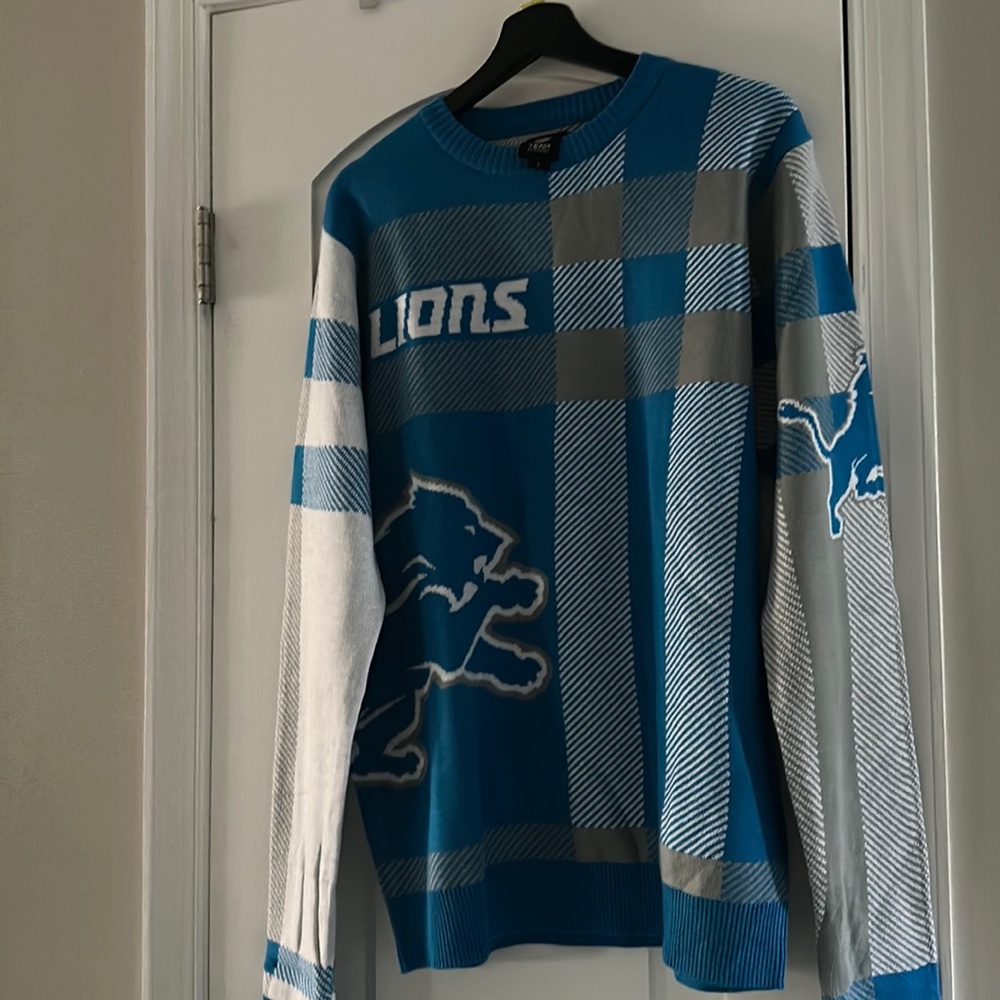 NFL Team Apparel Detroit Lions Sweater